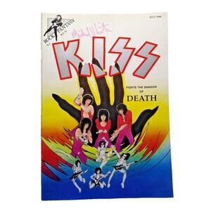 KISS Rock Fantasy Comic Michael Valentine Smith Artist SIGNED Vintage July 1990